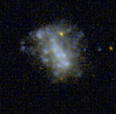 Ultraviolet Image of NGC 1156 (credit:- NASA/GALEX) Ultraviolet Image of NGC 1156 (credit:- NASA/GALEX)