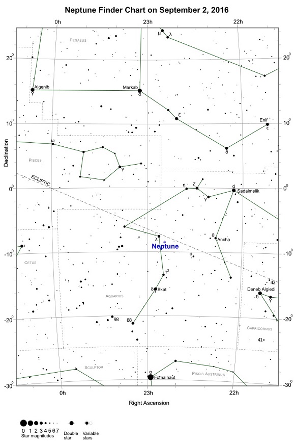 Neptune Opposition Finder Chart - September 2, 2016 (credit:- freestarcharts) Neptune Opposition Finder Chart - September 2, 2016 (credit:- freestarcharts)