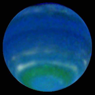 Neptune as imaged by the Hubble Space Telescope in 1998 (NASA, L. Sromovsky, P. Fry (credit - University of Wisconsin-Madison)) Neptune as imaged by the Hubble Space Telescope in 1998 (NASA, L. Sromovsky, P. Fry (credit - University of Wisconsin-Madison))