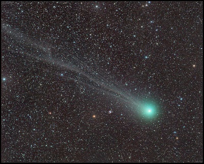 Comet C/2014 Q2 Lovejoy on February 21, 2015 (Damian Peach - www.damianpeach.com)