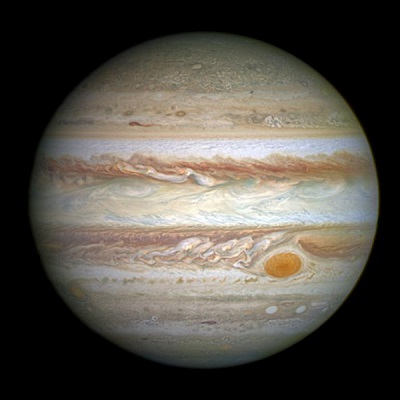 Hubble Space Telescope image of Jupiter on April 21, 2014 (credit - NASA/ESA/A.Simon/Goddard Space Flight Center) Hubble Space Telescope image of Jupiter on April 21, 2014 (credit - NASA/ESA/A.Simon/Goddard Space Flight Center)