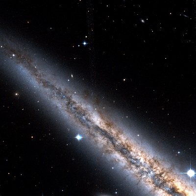 NGC 891 (credit:- NASA, ESA, and The Hubble Heritage Team (STScI/AURA))